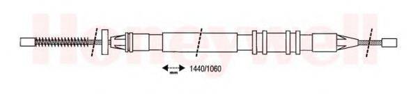 PEX 4.146 Трос, стоянкова гальмівна система