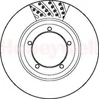 BENDIX 561801 гальмівний диск