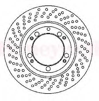 BENDIX 561802 гальмівний диск