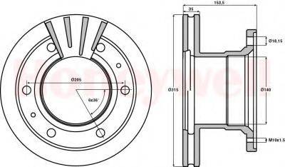 BENDIX 567119B