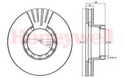 BENDIX 567802 гальмівний диск