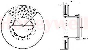 BENDIX 569110 гальмівний диск