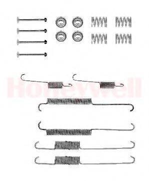 BENDIX 771082 Комплектуючі, гальмівна колодка