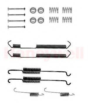 BENDIX 771165 Комплектуючі, гальмівна колодка