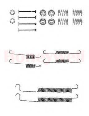 BENDIX 771282 Комплектуючі, гальмівна колодка