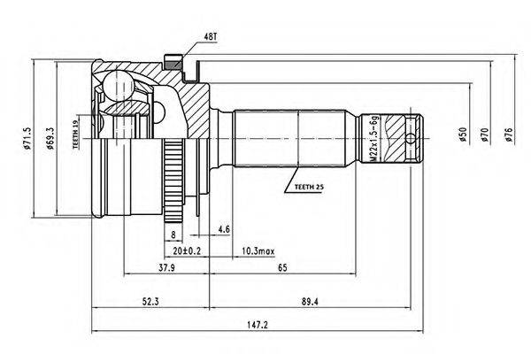 AYWIPARTS AW1510090A