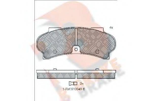 R BRAKE RB0187