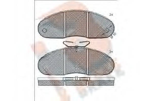 R BRAKE RB0316