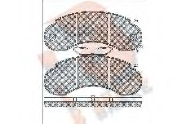 R BRAKE RB0452