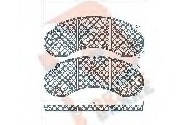 R BRAKE RB0558