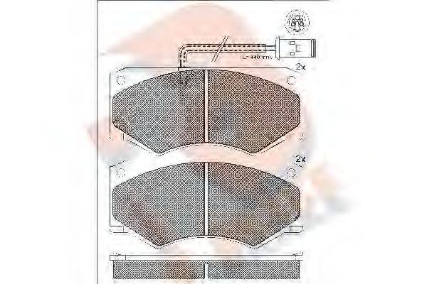 R BRAKE RB0731