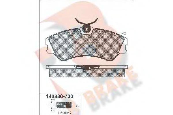 R BRAKE RB0880-700