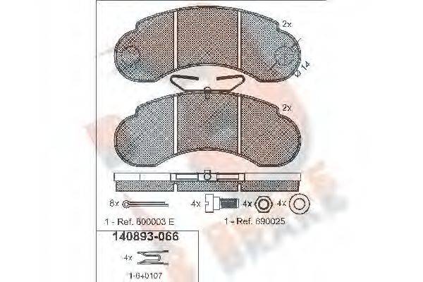 R BRAKE RB0893