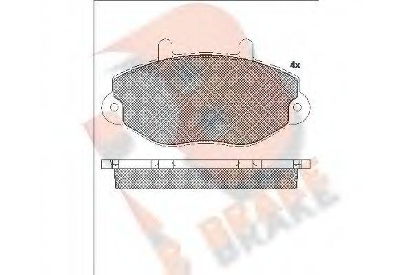 R BRAKE RB0897