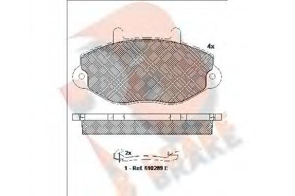 R BRAKE RB0897-203