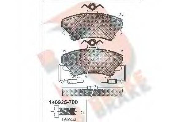 R BRAKE RB0925