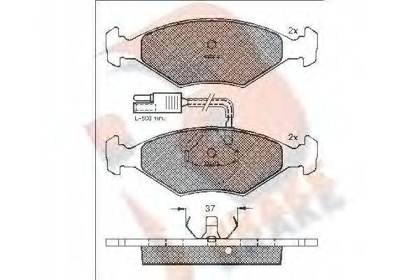 R BRAKE RB0927