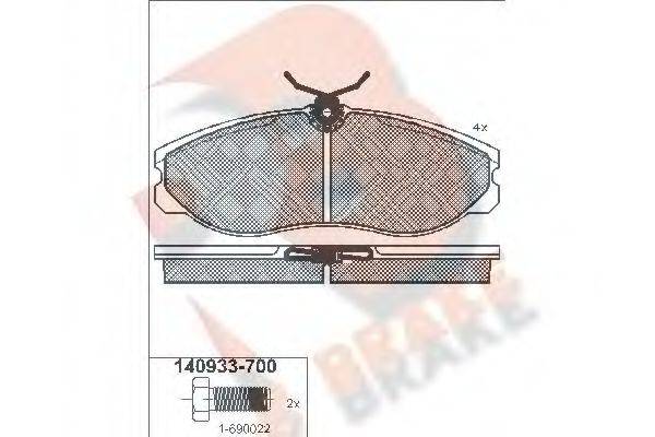 R BRAKE RB0933