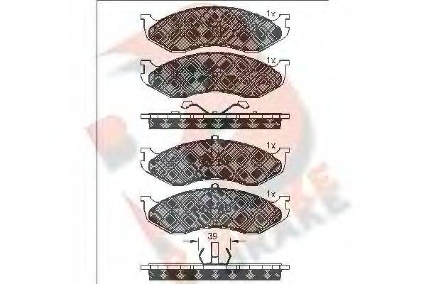 R BRAKE RB0968
