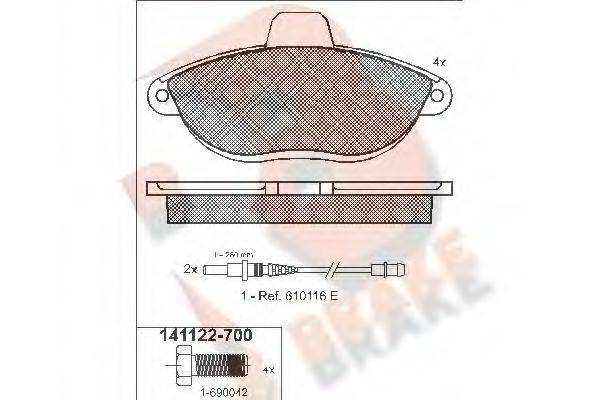 R BRAKE RB1122