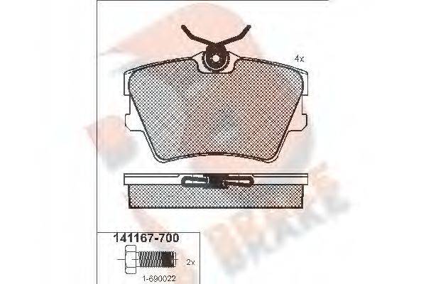 R BRAKE RB1167-700