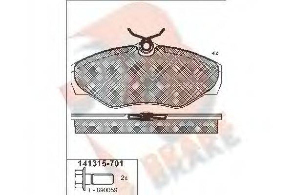 R BRAKE RB1315-701