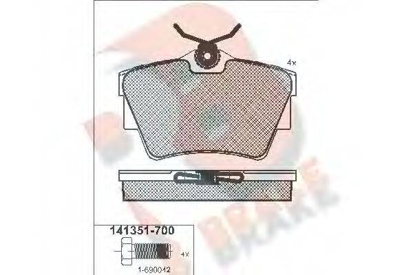 R BRAKE RB1351-700