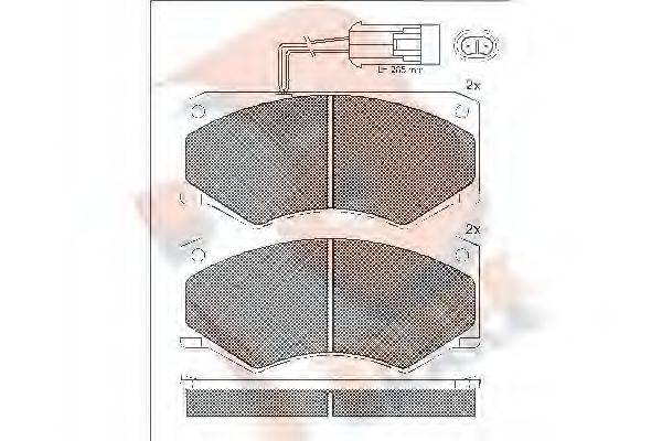 R BRAKE RB1421
