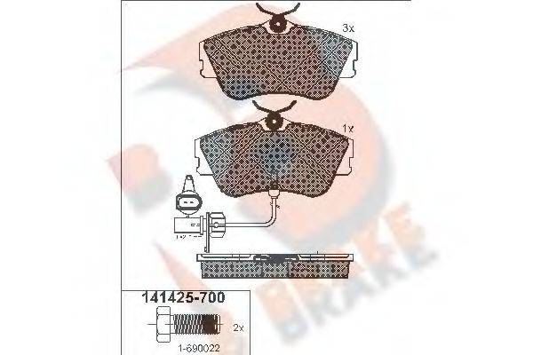 R BRAKE RB1425-700