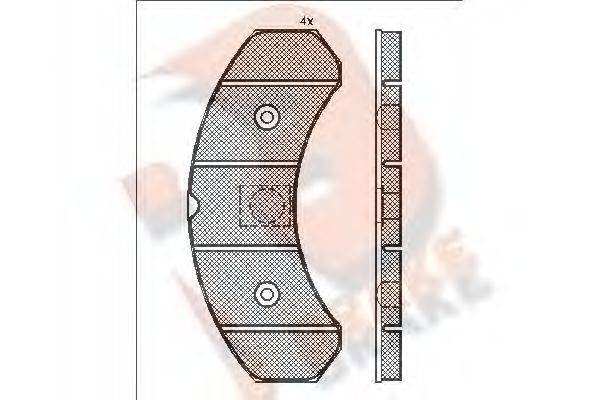 R BRAKE RB0431