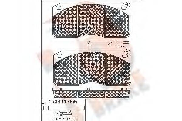 R BRAKE RB0831