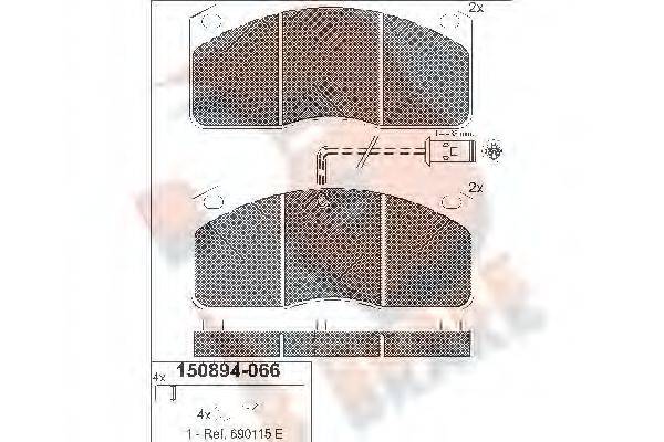 R BRAKE RB0894