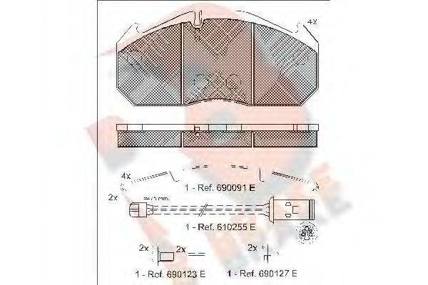 R BRAKE RB1040-116
