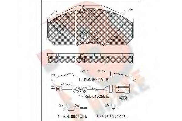 R BRAKE RB1040-117