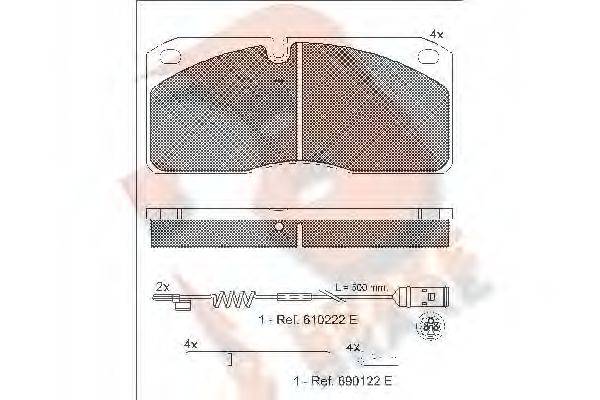 R BRAKE RB1078-110