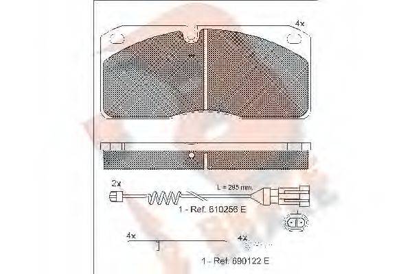 R BRAKE RB1078-117
