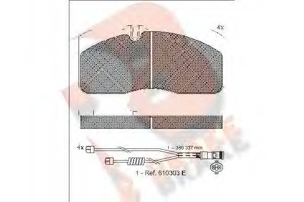 R BRAKE RB1088-120