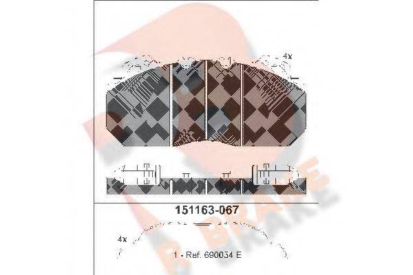 R BRAKE RB1163