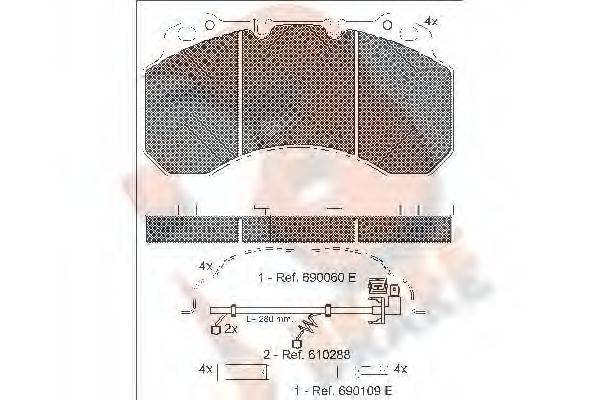 R BRAKE RB1245-119