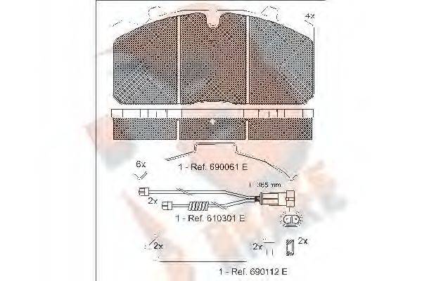 R BRAKE RB1253-121
