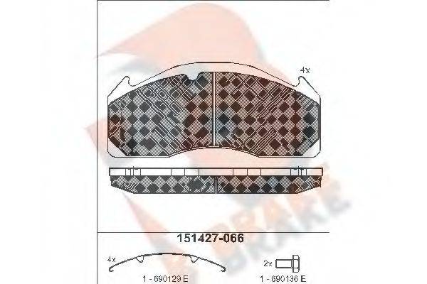 R BRAKE RB1427 G