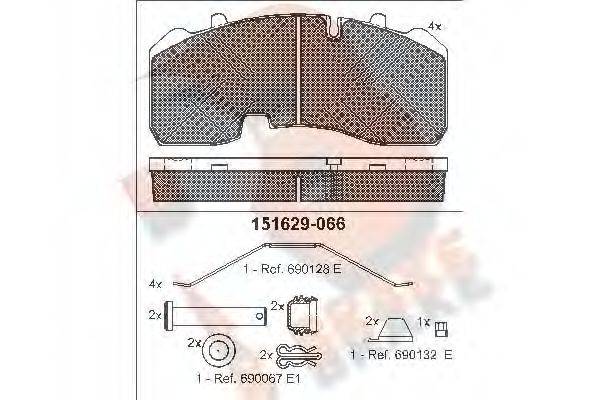 R BRAKE RB1629