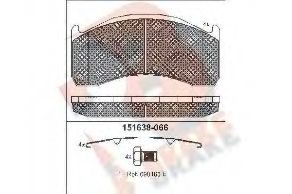 R BRAKE RB1638