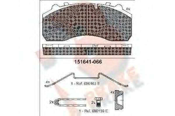 R BRAKE RB1641-066