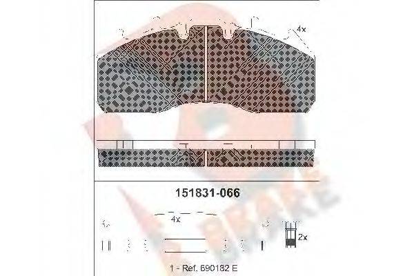 R BRAKE RB1831-066