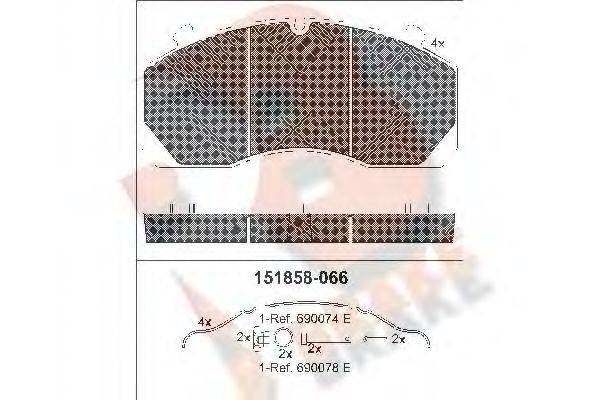 R BRAKE RB1858