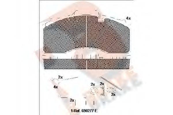R BRAKE RB2046-066