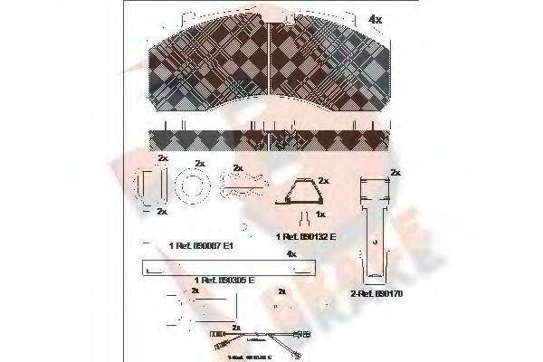 R BRAKE RB2091-113