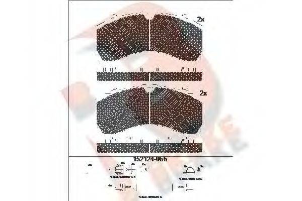 R BRAKE RB2124 G