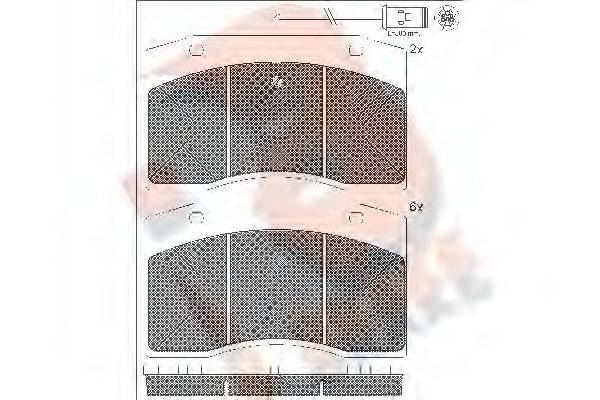 R BRAKE RB0832-203